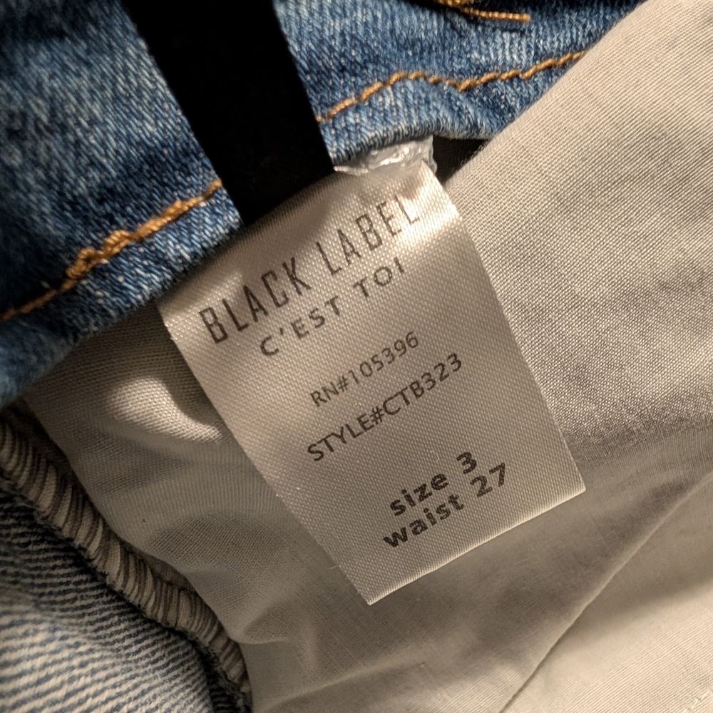 Black Label High Waist Skinny Slouch Trouser Jeans - Picture 7 of 8
